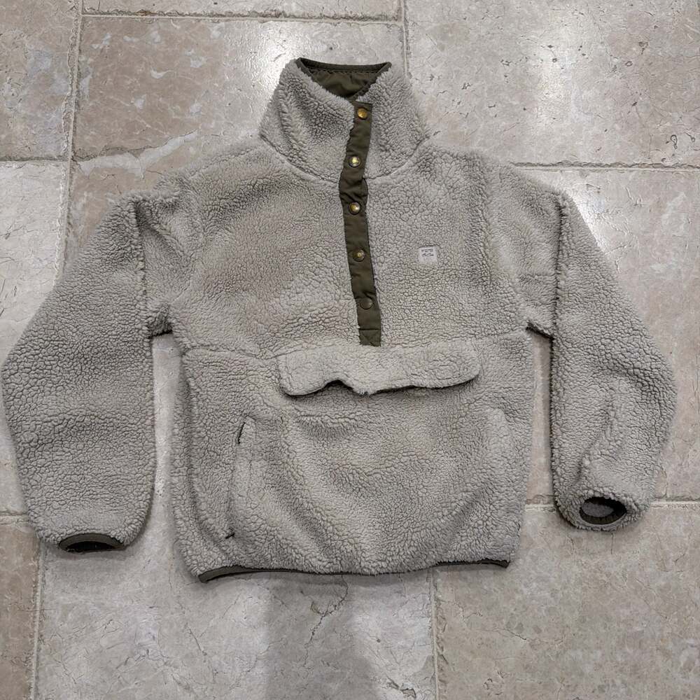 Billabong Adventure Division Sherpa Fleece Pullover Size S